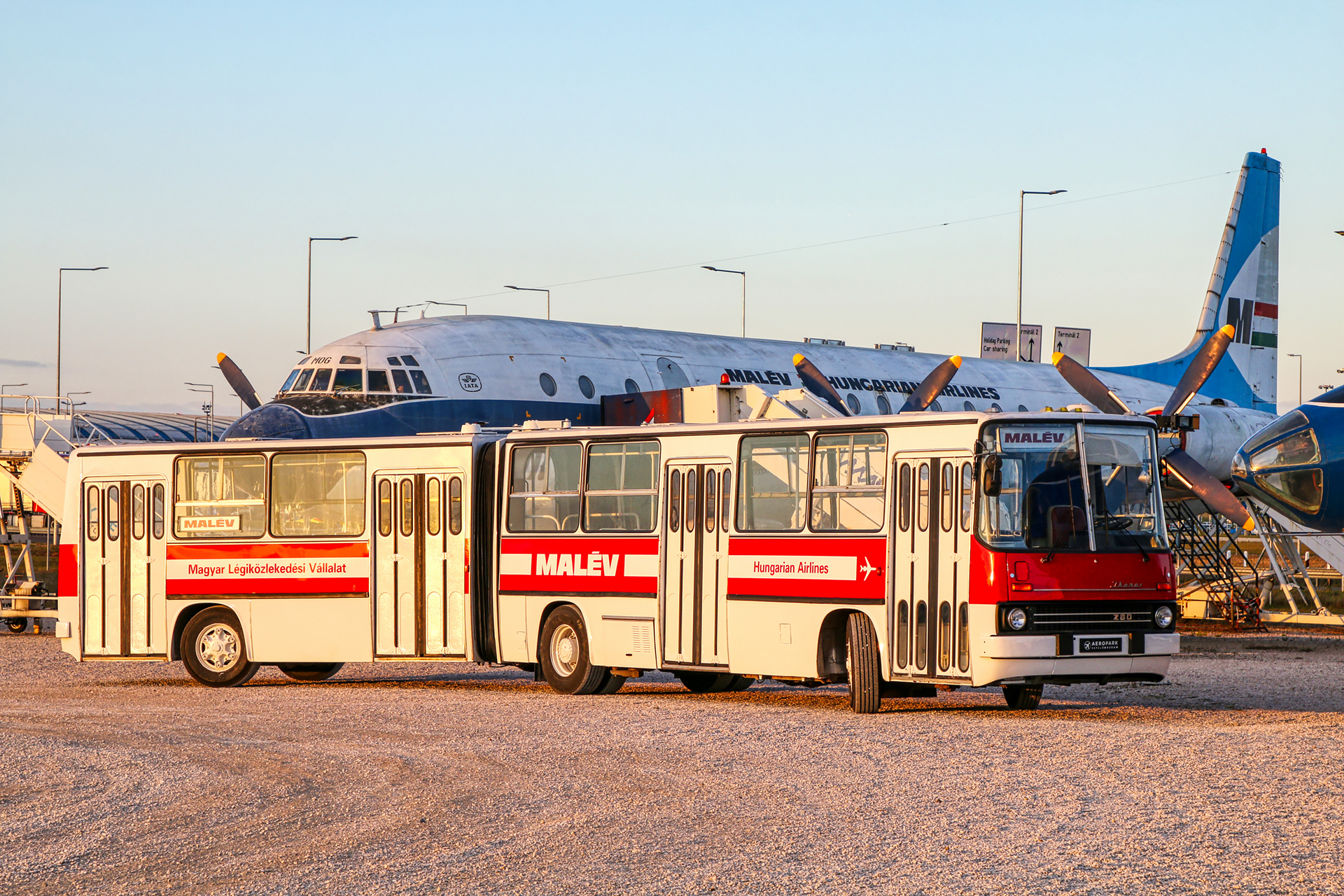 Aeropark Malév busz